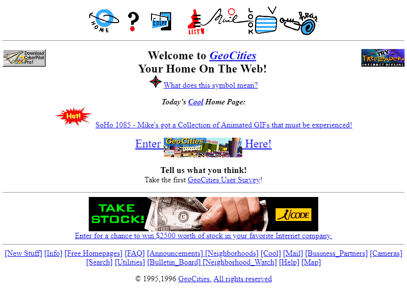 original geoCities